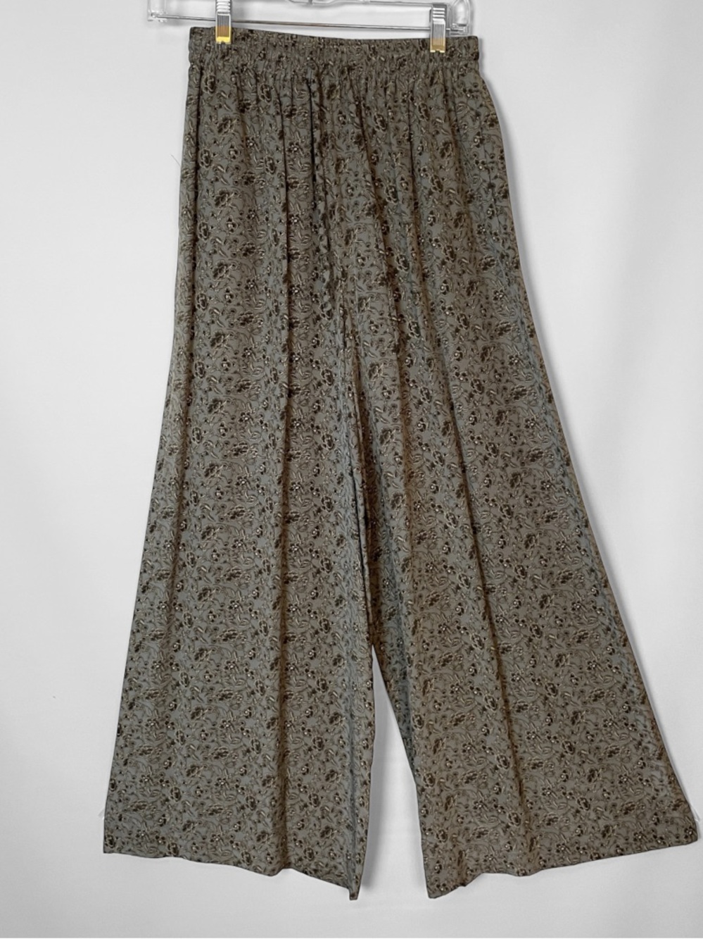Jones New York Wide Leg Silk Palazzo Pants